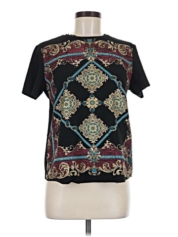 Zara Basic Short Sleeve Blouse (view 1)