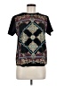 Zara Basic Black Short Sleeve Blouse Size M - photo 1