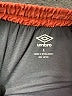 Umbro 100% Polyester Color Block Black Athletic Shorts Size L - photo 3
