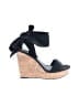ASOS Black Wedges Size 8 - photo 1