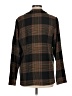 Flax 100% Cotton Plaid Brown Blazer Size 6 (S) - photo 2