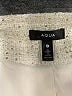 Aqua 100% Polyester Tweed Ivory Jacket Size XL - photo 6