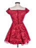 Windsor Hearts Red Cocktail Dress Size XS (estimated) - photo 2