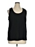 PPLA Clothing 100% Polyester Black Sleeveless Top Size XL - photo 1