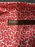Perry Ellis Chevron-herringbone Red Long Sleeve Button-Down Shirt Size M - photo 4