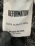 Reformation 100% Alpaca Tweed Gray Wool Pullover Sweater Size M - photo 7