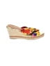 Etienne Aigner Tropical Yellow Wedges Size 8 - photo 1