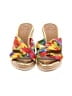Etienne Aigner Tropical Yellow Wedges Size 8 - photo 2