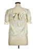 Vero Moda Yellow Ivory Short Sleeve Blouse Size XL - photo 2