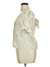 Vero Moda Yellow Ivory Short Sleeve Blouse Size XL - photo 5