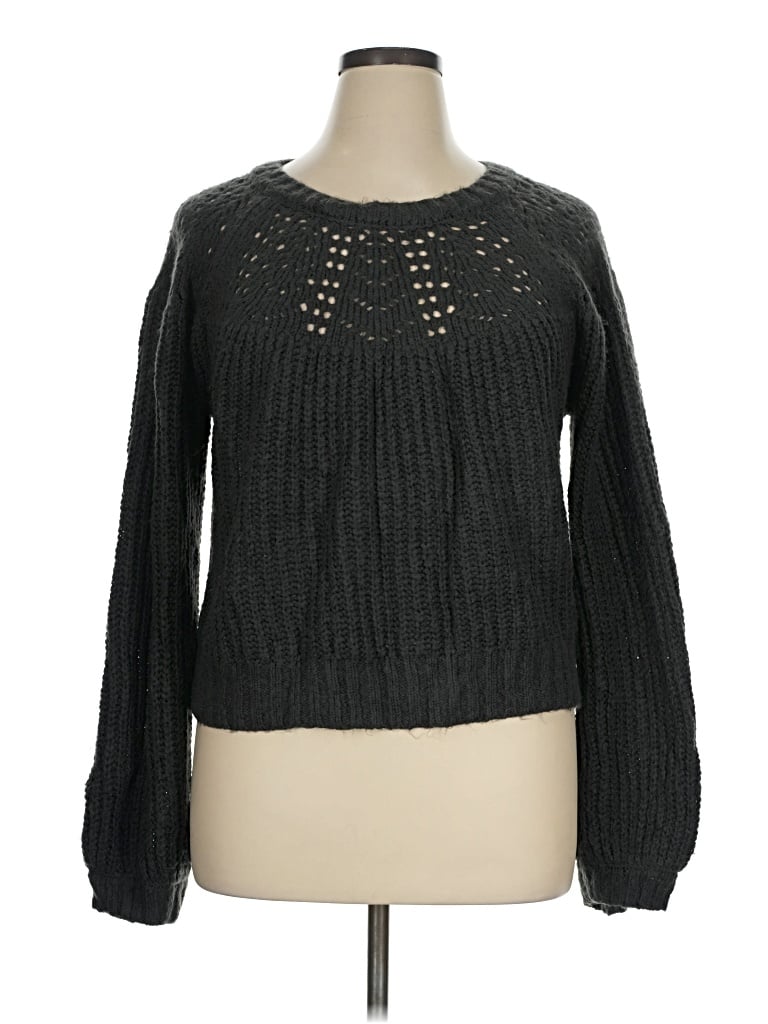 Pre-owned Bobeau Pullover Sweater In Gray