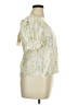 Vero Moda Yellow Ivory Short Sleeve Blouse Size XL - photo 4