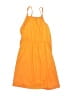 Unbranded 100% Polyester Solid Orange Dress Size 7 - photo 2