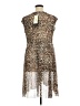 Gottex Animal Print Brown Tan Cocktail Dress Size XL - photo 2