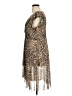 Gottex Animal Print Brown Tan Cocktail Dress Size XL - photo 5