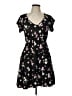 No Boundaries Floral Black Casual Dress Size L - photo 1