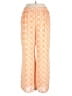 Cato 100% Polyester Print Orange Casual Pants Size 14/16W - photo 1
