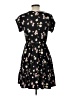 No Boundaries Floral Black Casual Dress Size L - photo 2