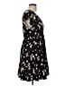 No Boundaries Floral Black Casual Dress Size L - photo 4