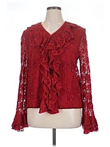 Listicle Long Sleeve Blouse (view 1)