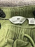 H&M 100% Cotton Solid Green Cargo Pants Size 9 - 10 - photo 3