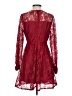 Unbranded 100% Polyester Burgundy Cocktail Dress Size S - photo 2