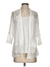 Studio Works 100% Rayon Ivory Kimono Size S - photo 1