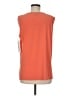 Caroline Rose Orange Sleeveless T-Shirt Size M - photo 2