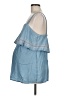 LED Luxe Essentials Denim 100% Lyocell Blue Sleeveless Top Size M - photo 5