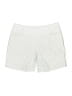Adidas 100% Polyester Chevron-herringbone Ivory Shorts Size 8 - photo 1