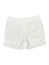 Adidas 100% Polyester Chevron-herringbone Ivory Shorts Size 8 - photo 2