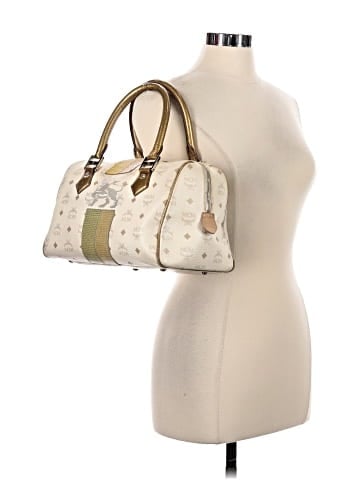 MCM Vintage Visetos Satchel (view 2)