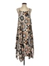 Final Touch Paisley Gray Casual Dress Size S - photo 1