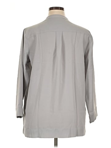 Lands' End 3/4 Sleeve Blouse (view 2)