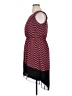 En Focus Studio 100% Polyester Chevron-herringbone Burgundy Casual Dress Size 14 - photo 5