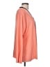 misook Color Block Black Orange Cardigan Size L - photo 4