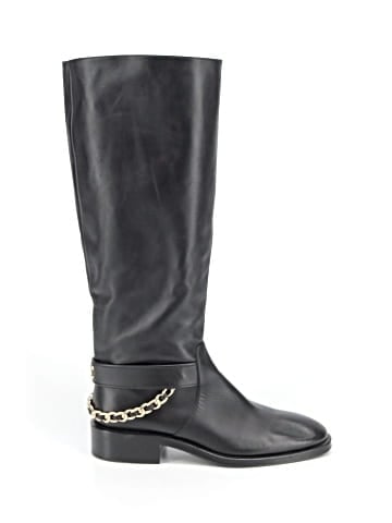 Chanel Calfskin Chain High Boots  (view 1)