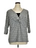 East5th Gray 3/4 Sleeve Blouse Size 1X - photo 1