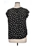 Monday Fun Polka Dots Black Short Sleeve Blouse Size XL - photo 1