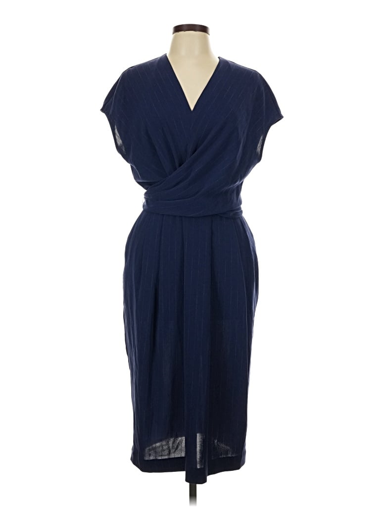 Pre-owned Mm. Lafleur Cocktail Dress In Blue