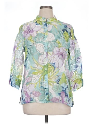Alfred Dunner 3/4 Sleeve Blouse (view 1)