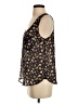 Tramp 100% Polyester Black Sleeveless Blouse Size S - photo 5