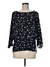 Zara Basic 100% Polyester Stars Black 3/4 Sleeve Blouse Size M - photo 1