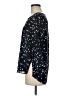 Zara Basic 100% Polyester Stars Black 3/4 Sleeve Blouse Size M - photo 5