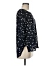 Zara Basic 100% Polyester Stars Black 3/4 Sleeve Blouse Size M - photo 4