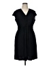 Soma Solid Black Casual Dress Size XL - photo 1