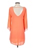 Astr 100% Polyester Orange 3/4 Sleeve Blouse Size XS - photo 2