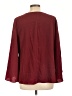 Relativity 100% Polyester Burgundy 3/4 Sleeve Blouse Size L - photo 2