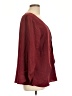 Relativity 100% Polyester Burgundy 3/4 Sleeve Blouse Size L - photo 4