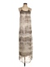 L.A.M.B. 100% Silk Tie-dye Gray Casual Dress Size S (estimated) - photo 1
